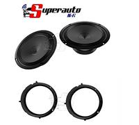 Audison AP 6.5 coppia di woofer 165mm, potenza RMS 70W a 4 Ohm set adattatori altoparlanti per VOLKSWAGEN UP Predisposizione Anteriore