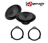 Audison AP 6.5 Woofer Casse Auto fit AUDI A3 8p 3 porte 04-12 Posteriori AP6.5