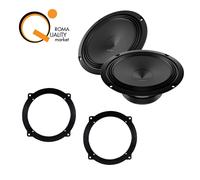 Audison AP 6.5 Woofer Casse Auto fit AUDI A3 8p 3 porte 04-12 Posteriori AP6.5
