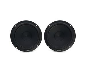 Audison AP 6.5P - Coppia di woofer per auto da 165 mm, bobina mobile da 38 mm, potenza 330 W, risposta in frequenza estesa