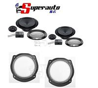 Audison APK 165 kit casse auto a due vie 165mm, potenza RMS 100W a 4 Ohm set adattatori altoparlanti per LANCIA Delta Predisposizione Anteriore o Posteriore