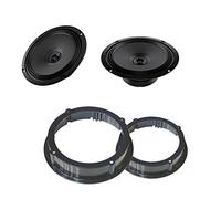Audison APX 6.5 coppia di coassiali 165 mm a due vie, potenza RMS 70W a 4 Ohm set adattatori altoparlanti per SKODA Fabia dal 2007 al 2014 Predisposizione Posteriore
