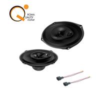 AUDISON APX 690 Coassiali 3 vie fit JEEP RENEGADE 6"x9" Casse Auto Front Rear
