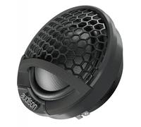 Audison AV 1.1 coppia tweeter 28 mm 180W picco | 1,1 pollici, 180W picco, impedenza 4 Ohm, 92 dB, griglie incluse, 1200-22000 Hz, cupola in fibra Tetolon, magnete in neodimio