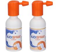 Audispray Junior Detersione Dell'Orecchio 2x25 ml Spray
