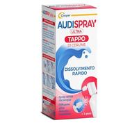 Audispray Ultra, Spray Per Dissolvere Tappi Di Cerume, Soluzione Senza Risciacquo, Per Bambini Dai 3 Anni e Adulti, Doppia Azione Con Diffusore Delicato, Flacone 20 ml