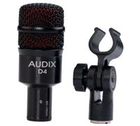 AUDIX D4 microfono per timpani, djembe, ottoni, casse batteria jazz con supporto
