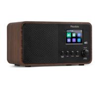 Audizio Avio Radio Dab+ Bluetooth, USB, Timer e Orologio, Display TFT da 2,4", Radio digitale per casa, cucina e camera da letto, potenza da 30 W, ingresso aux, design compatto ed elegante. Colore
