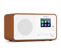 Audizio Avio Radio Dab+ Bluetooth, USB, Timer e Orologio, Display TFT da 2,4", Radio digitale per casa, cucina e camera da letto, potenza da 30 W, ingresso aux, design compatto ed elegante. Colore