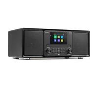 Audizio Palmi - Radio DAB con lettore CD, impianto stereo da 60 Watt con Bluetooth 5.0, USB e equalizzatore, sveglia e timer di sonno, radio DAB con telecomando e display a colori da 2,4", dimmerabile