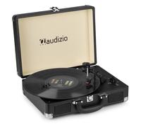Audizio RP114BK (102.041) Giradischi valigetta altoparlanti 10W RMS e USB, Nero