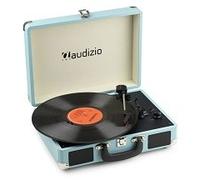 Audizio RP116BL Record Player Blue Giradischi Bluetooth con Valigetta in Pelle P