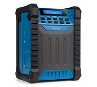 Audizio Temi Radio da Cantiere Dab+ con Batteria - IP54, Bluetooth 5.0, Autonomia 8H, FM, 40 Stazioni Memorizzabili, Ingresso AUX, Ideale per Ascoltare le Tue Stazioni Preferite Durante i Tuoi Lavori
