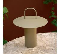 Audo Copenhagen Audo Ray LED da tavolo, portatile, verde opaco Audo Copenhagen