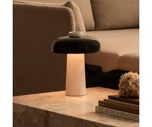 Audo Copenhagen Lampada da tavolo LED Audo Reverse, nero, marmo, altezza 30 cm Audo Copenhagen
