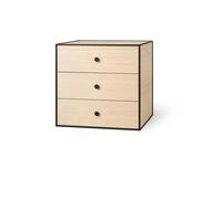 Audo Frame 49 Con 3 Cassetti 42X49X49 Rovere