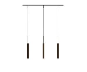 Audo Tubulaire Rail Lampadario 3 Alluminio/ Bronzo Anodizzato