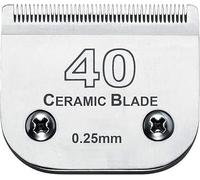 AUDOC Lame di ricambio per la cura del cane, compatibili con Andis, Oster A5, Wahl, Heiniger, Moser Max 50 tagliacapelli per animali domestici 40# lama (0,25 mm)