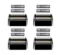 AUDOC testine di ricambio compatibili con BaByliss Foil Shaver (Black/4)