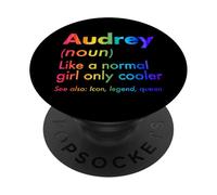 Audrey come una ragazza normale solo regina più fredda Nome PopSockets PopGrip Adesivo