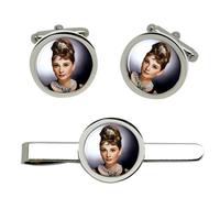 Audrey Hepburn Gemelli E Fermacravatta Set