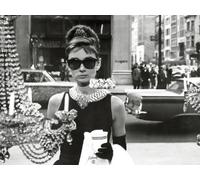 Audrey Hepburn Pyramid International - Stampa su tela da finestra, con ritratto, 60 x 80 cm