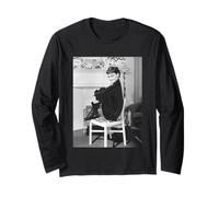 Audrey Hepburn Sabrina Attrice Vacanze Romane 1953 Maglia a Manica