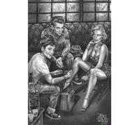 Audrey Marilyn e Dean - Tatuaggi (di James Danger Harvey) Poster - Off