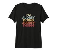 Audrey Name Audrey Personalized Name First Given Maglietta Premium