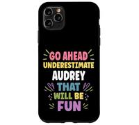 AUDREY Personalized Women's Gift Custom AUDREY Custodia per iPhone 11 Pro Max