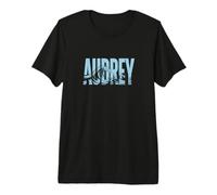 Audrey Sea Waves - Nome Personalizzato Ocean Beach Art Maglietta Premium