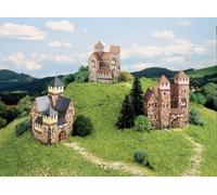Aue Verlag - Kit di Modelli Castles, 5 x 5 x 8 cm, 3 Pezzi
