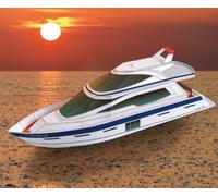 Aue-Verlag - Kit per modellismo Yacht Riviera, 25 x 6 x 7 cm