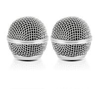 AUEAR, 2 testine di ricambio per griglia microfonica SM58, BETA58, SM58LC, SA-M30, SV100, RK143G, Pgx2, Slx2