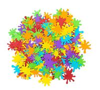 AUEAR, Confezione da 200 coriandoli con schizzi di vernice, 6 colori, decorazione artistica per feste di compleanno