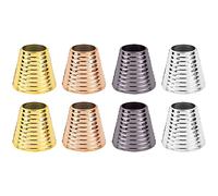 AUEAR, Confezione da 8 elastici per coda di cavallo, con denti, in plastica, per donne e ragazze