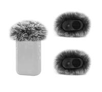 AUEFUDQ DJI Mic 2-2 confezioni di microfoni pelosi antivento antivento per microfono lavalier wireless DJI Mic 2 per registrazioni interviste