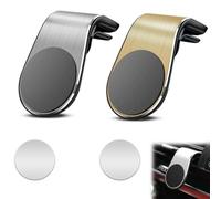AUEFUDQ Supporto Auto Smartphone Magnetico Universale Porta Cellulare Auto per iPhone Xs/Xs Max/XR/X / 8/8 Plus / 7/7 Plus, Galaxy S10 / S10+ / S9 / S9+ Huawei P30 Pro P9 P10 and More