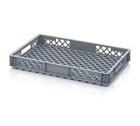 Auer Bäckerkiste Cateringbox 60 x 40 x 7,5 durchbrochen inkl. Zollstock * Eurobehälter lebensmittelecht