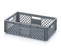 Auer - Contenitore euro, 60 x 40 x 17 cm, traforato