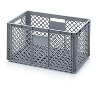 Auer - Contenitore euro, 60 x 40 x 32 cm, traforato