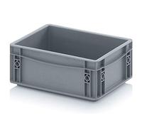 Auer Packaging Contenitore euro, 30 x 20 x 12 euro, impilabile, 30 x 20 x 12 cm, colore: grigio