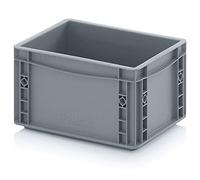 Auer Packaging Contenitore euro, 30 x 20 x 17 euro, impilabile, 30 x 20 x 17 cm, colore: grigio