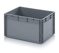 Auer Packaging Eurobox 60 x 40 x 32 cm, scatola di plastica, grande scatola di plastica, impilabile, stabile, 60 x 40 x 32 cm, per trasporto e stoccaggio
