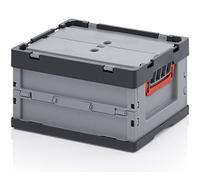 AUER Scatola pieghevole con coperchio FBD 43/22, impilabile, 40 x 30 x 22 cm, 21 l, in plastica