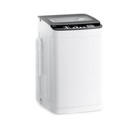 Auertech Lavatrice portatile, 11,3 kg, completamente automatica, con display a LED, 10 cicli di lavaggio, 5 livelli di acqua, ritardo 24 ore, con caricatore dall'alto per