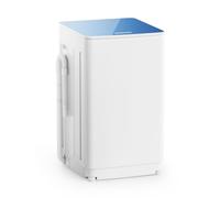 Auertech Lavatrice portatile da 8,2 kg, lavatrice portatile completamente automatica con display a LED, 7 cicli di lavaggio, 4 livelli dell'acqua, rondella a carico dall'alto per appartamenti, camper