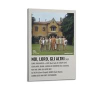 AUEYQWHE Noi, Loro, Gli Altri Marracash, poster artistico da parete per soggiorno, camera da letto, 20 x 30 cm, con cornice