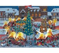 Auf dem Weihnachtsmarkt Adventskalender: mit 24 Klapptürchen