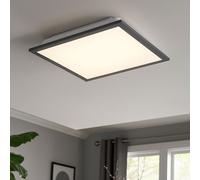 Aufbaupanel Plafoniera Bianco Grafite Quadrati LED Hxb 6x30 CM [EEK: Inaditato]